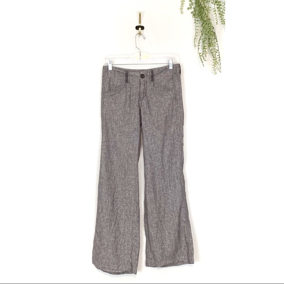 PILCRO AND THE LETTERPRESS Women's Linen Pants 0 - Picture 2 of 7